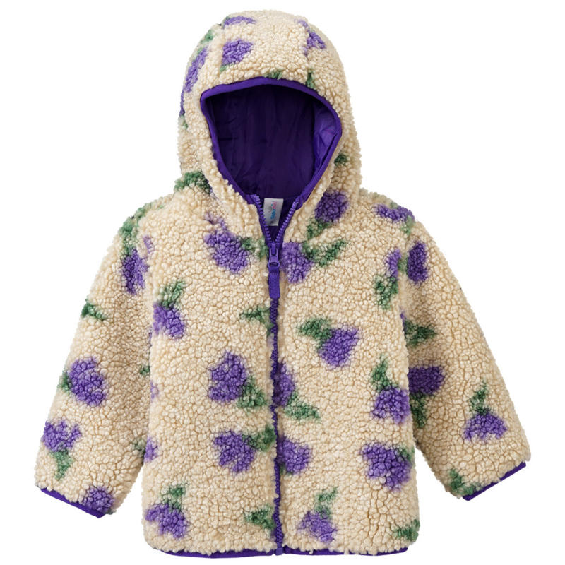 Baby Teddyjacke mit Blumen (Nur online)