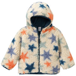 Baby Teddyjacke mit Sternen (Nur online)