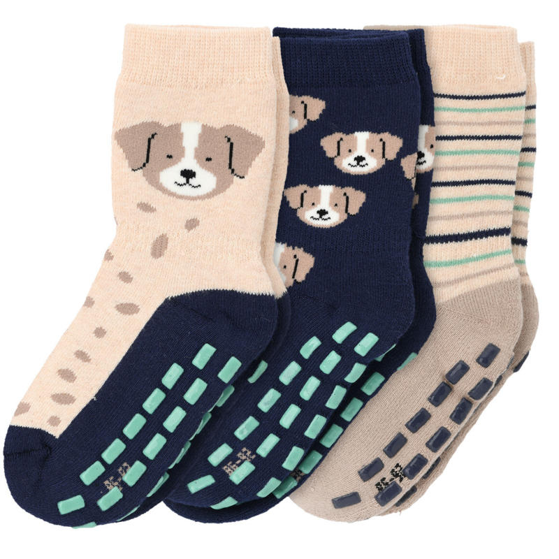 3 Paar Baby Stoppersocken im Set