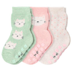 3 Paar Baby Stoppersocken mit Frottee