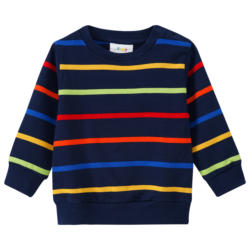 Baby Sweatshirt mit bunten Ringeln (Nur online)