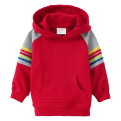 Kinder Hoodie mit bunter Frottee-Applikation (Nur online)