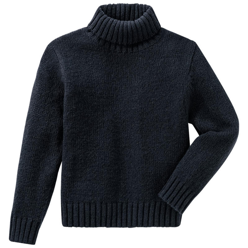 Jungen Strickpullover mit Rollkragen (Nur online)