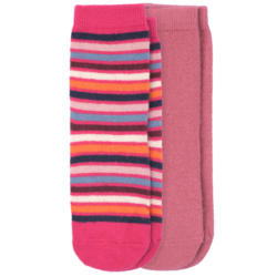 2 Paar Mädchen Socken mit Wolle