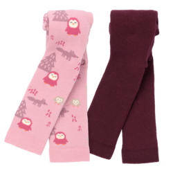 2 Baby Frottee-Leggings im Set