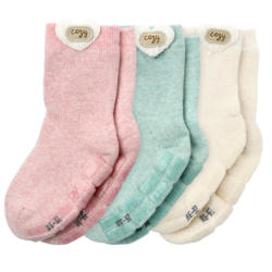 3 Paar Baby Stoppersocken mit Frottee