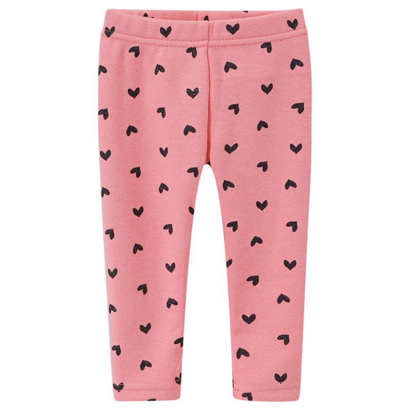 Baby Thermo-Leggings mit Herz-Allover