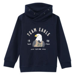 Jungen Sweatshirt mit Schalkragen