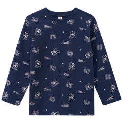 Jungen Langarmshirt mit Football-Print