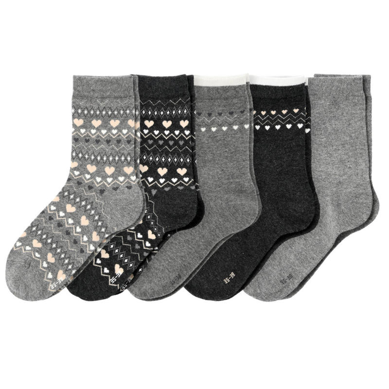 5 Paar Damen Socken im Set