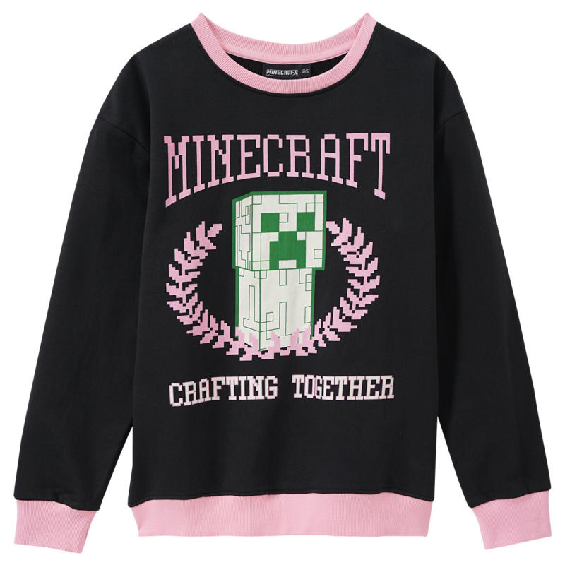 Minecraft Sweatshirt mit Print (Nur online)