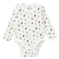 Baby Langarmbody mit Allover-Print