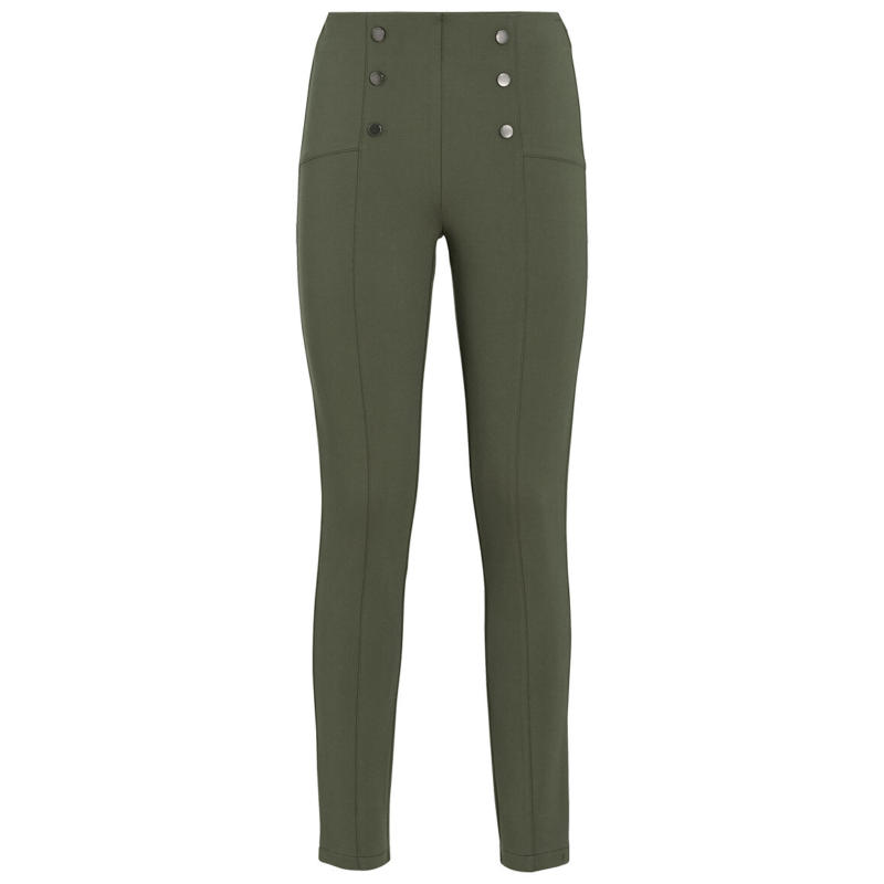 Damen Jeggings mit Zierknöpfen