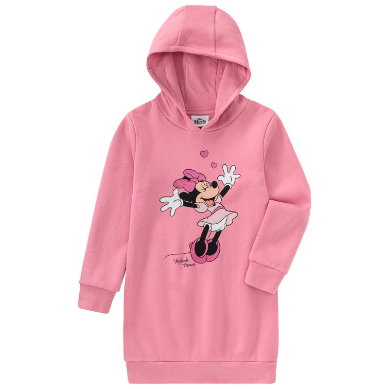 Minnie Maus Sweatkleid mit Glitzer-Print