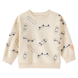 Jungen Sweatshirt mit Skate-Allover