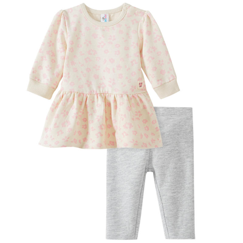 Newborn Sweatkleid und Leggings im Set