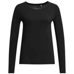 Damen Langarmshirt mit Glitzer-Streifen