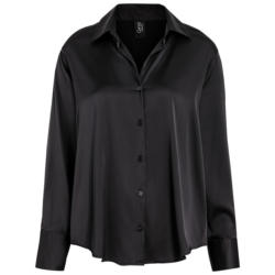 Damen Bluse in Satin-Optik