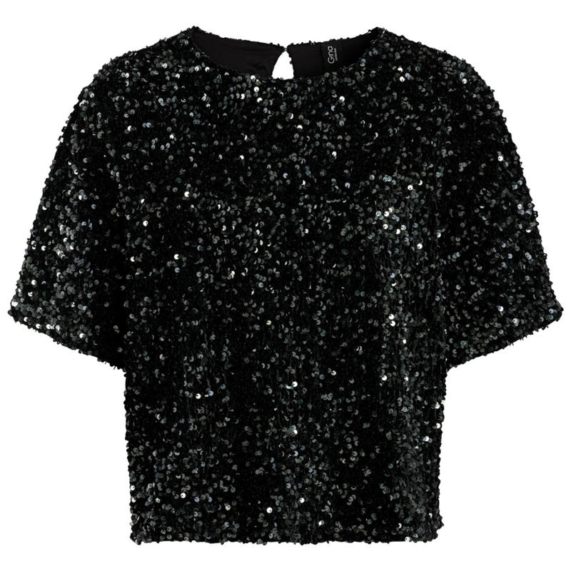 Damen Shirt mit glitzernen Pailletten