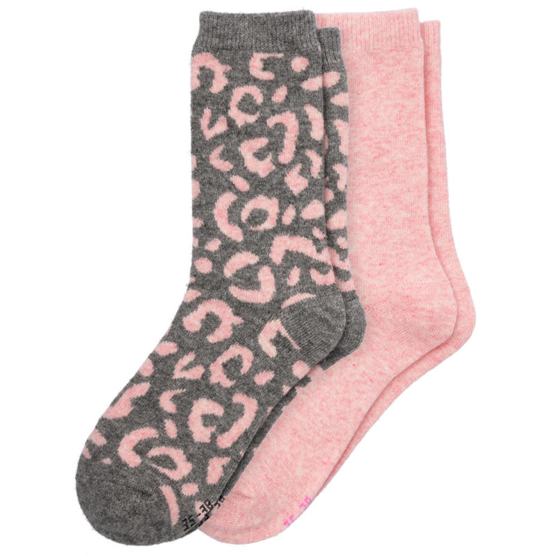 2 Paar Damen Socken mit Woll-Anteil