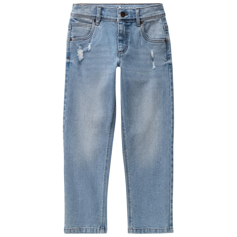 Jungen Straight-Jeans mit Destroyed-Effekten (Nur online)