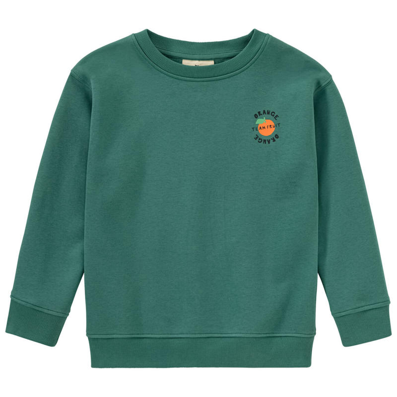 Jungen Sweatshirt mit Orangen-Print (Nur online)