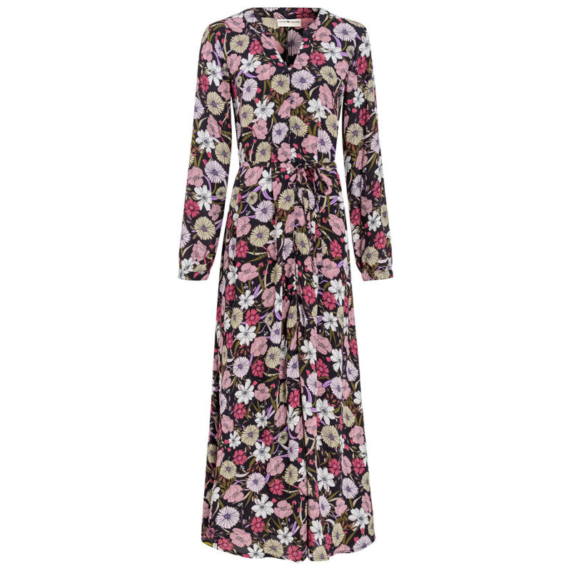 Damen Maxi-Kleid mit floralem Allover-Print (Nur online)