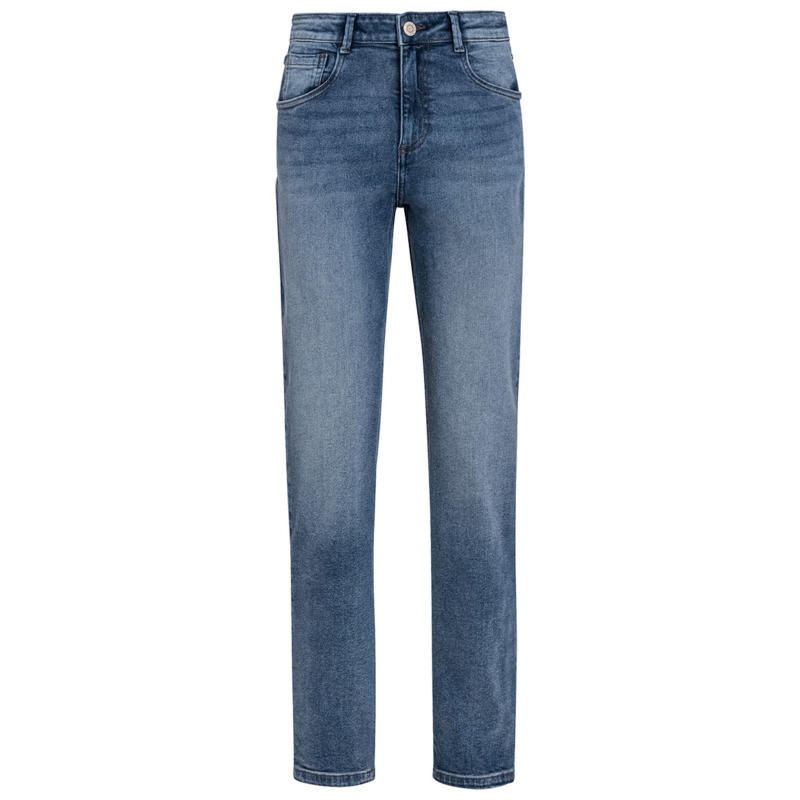 Damen Mom-Jeans mit Used-Waschung (Nur online)