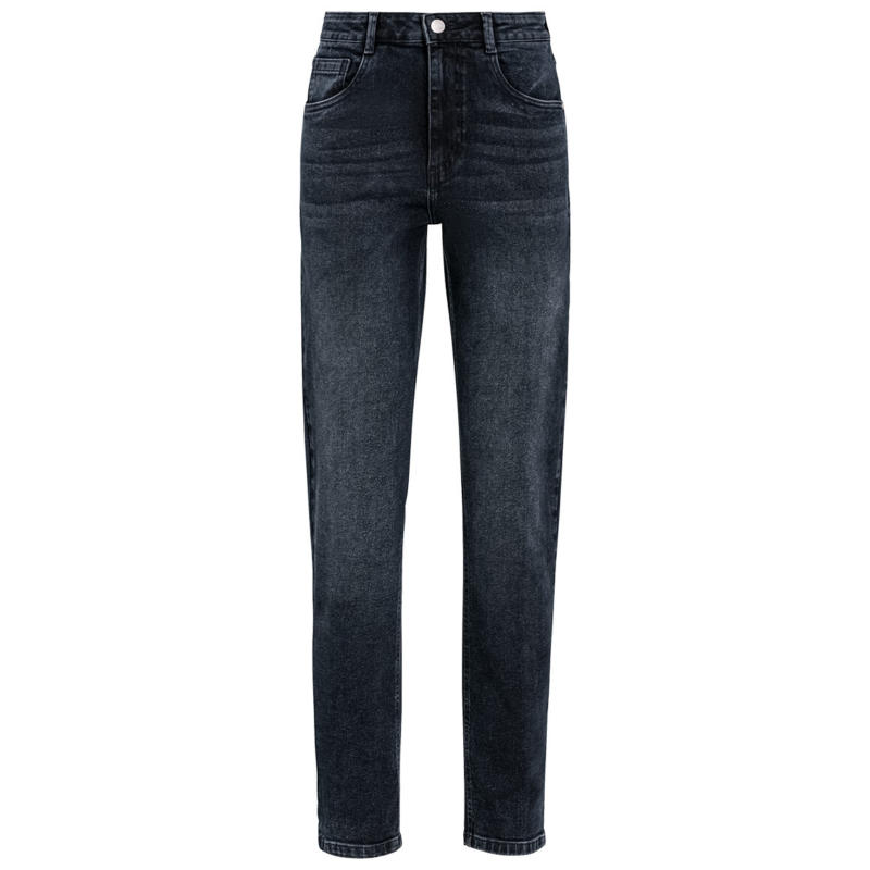 Damen Mom-Jeans mit Used-Waschung (Nur online)