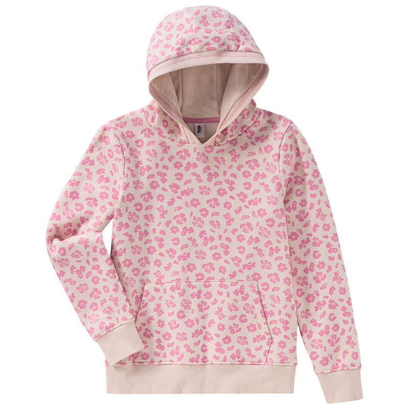 Mädchen Hoodie mit Allover-Print