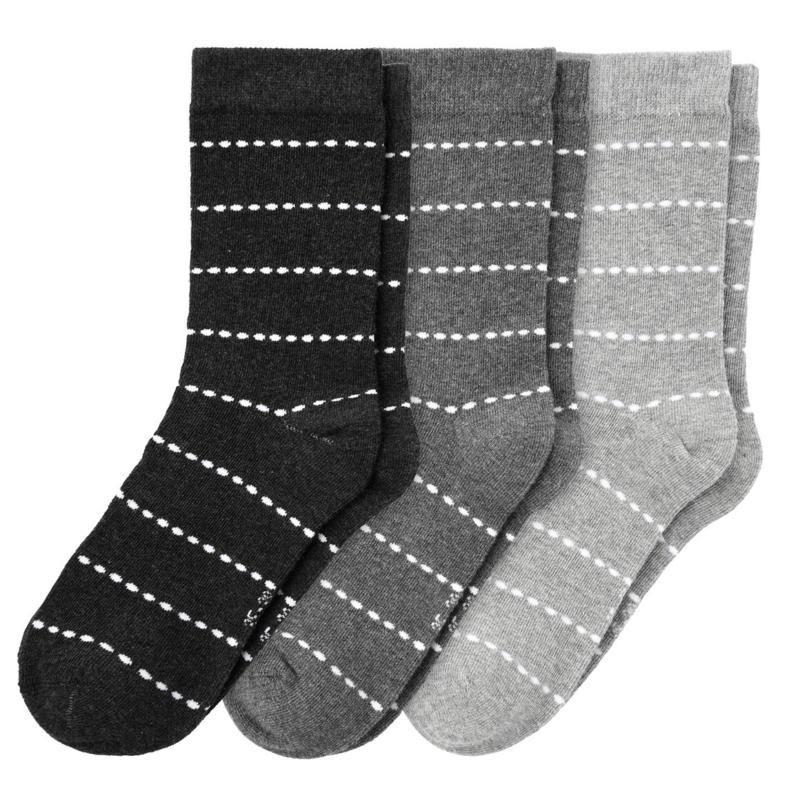 3 Paar Damen Socken gestreift