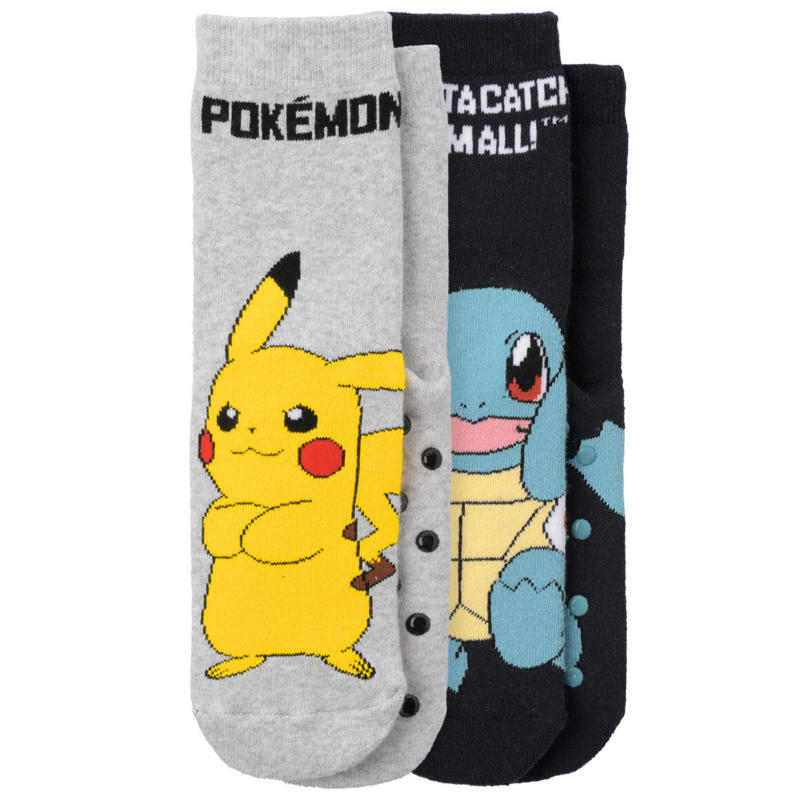 2 Paar Pokémon Stoppersocken im Set