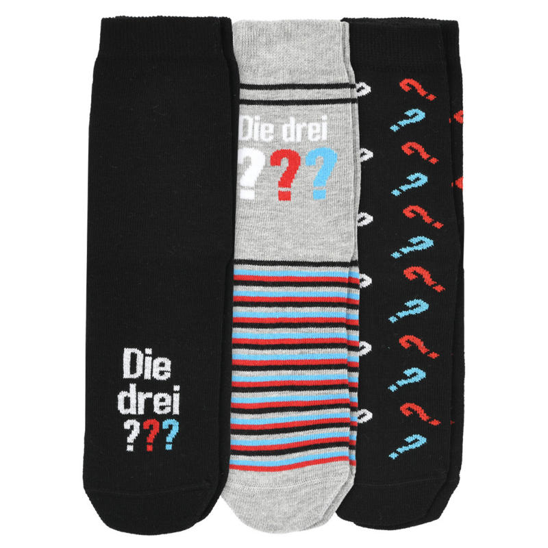 3 Paar Die drei ??? Socken