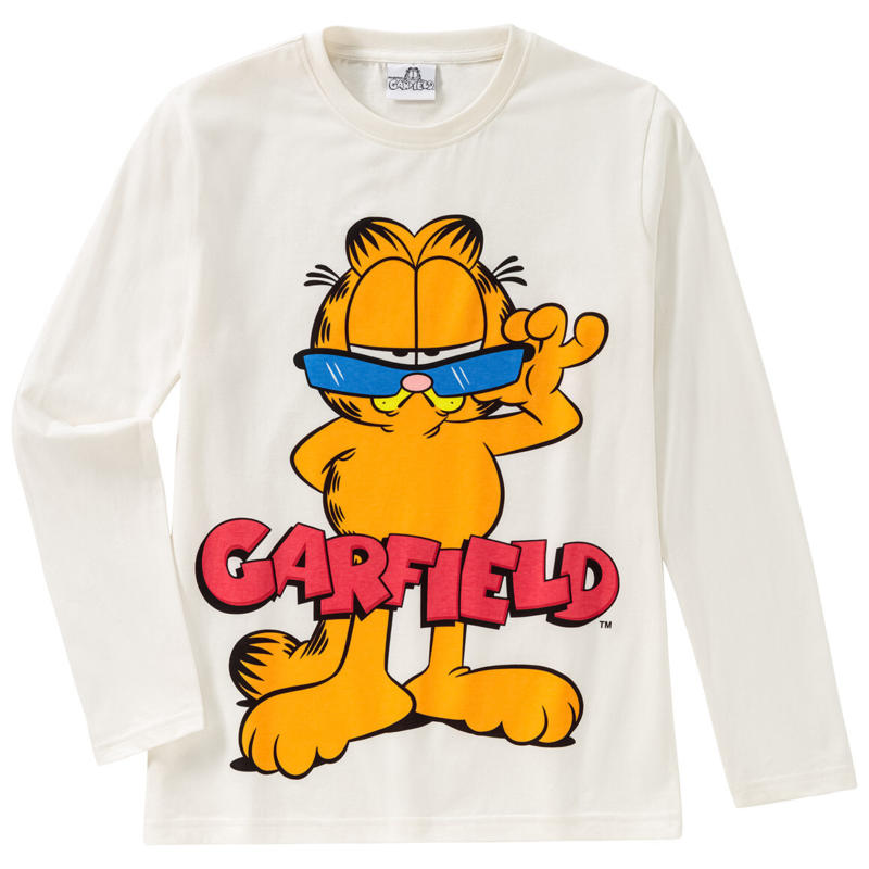 Garfield Langarmshirt mit großem Print (Nur online)