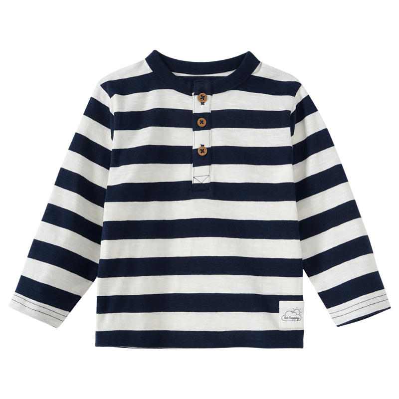 Baby Langarmshirt mit Streifen