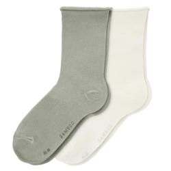 2 Paar Damen Socken mit Viskose