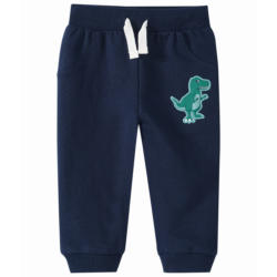 Baby Jogginghose mit Dino-Stickerei (Nur online)