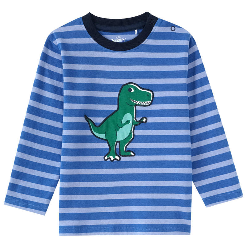 Baby Langarmshirt mit Dino-Applikation (Nur online)