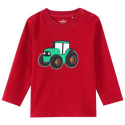 Baby Langarmshirt mit Traktor-Applikation (Nur online)