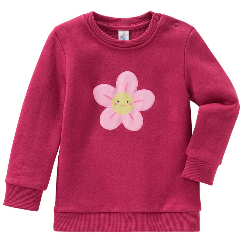 Baby Sweatshirt mit Blumen-Applikation (Nur online)