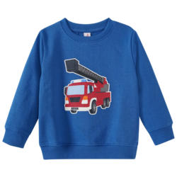 Jungen Sweatshirt mit Feuerwehr-Applikation (Nur online)