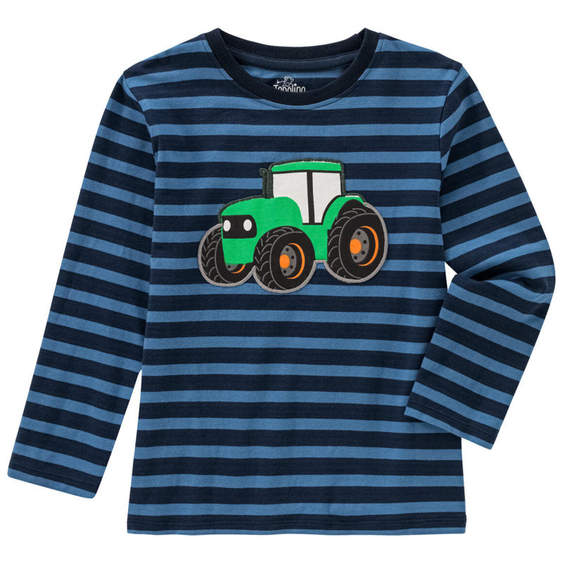 Jungen Langarmshirt mit Traktor-Applikation (Nur online)