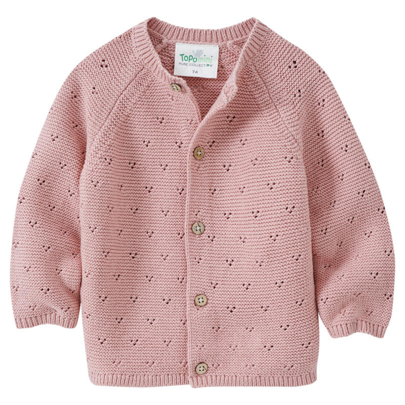 Baby Strickjacke mit Ajour-Muster (Nur online)