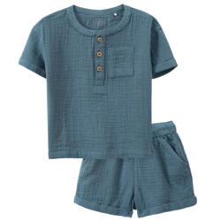 Baby T-Shirt und Shorts aus Musselin (Nur online)