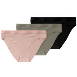 3 Damen Slips in Seamless-Qualität