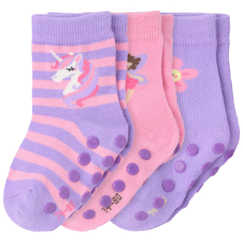 3 Paar Baby Stoppersocken mit Bio-Baumwolle (Nur online)