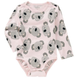 Baby Langarmbody mit Koala-Allover