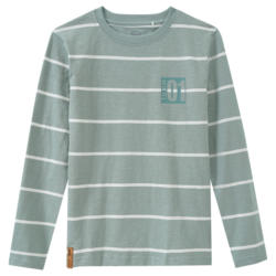 Jungen Langarmshirt mit Streifen