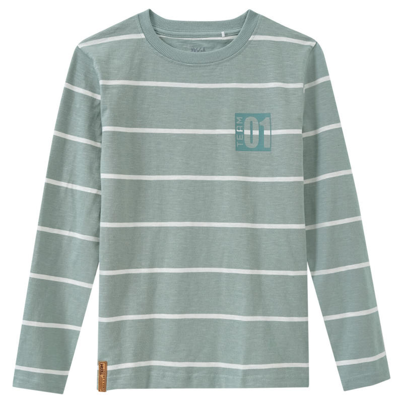 Jungen Langarmshirt mit Streifen