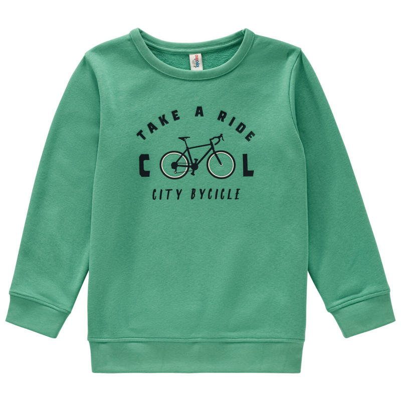 Jungen Sweatshirt mit Fahrrad-Motiv